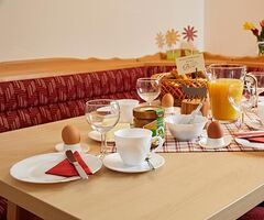 Frühstück in der Ferienwohnung im Allgäu